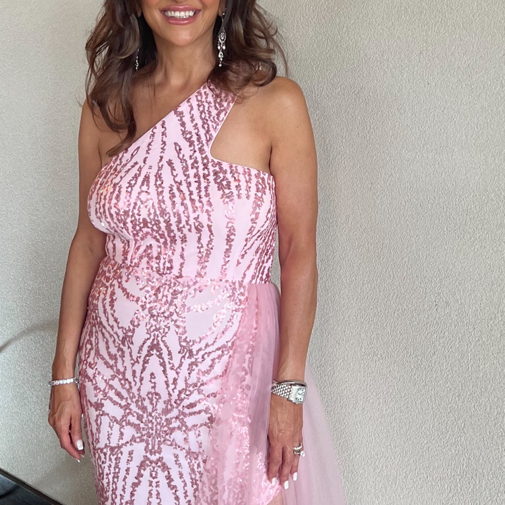 Beautiful long beaded gown
